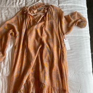 Red dress boutique maxi dress